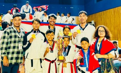 सातौं एसिया कप खुला अन्तर्राष्ट्रिय तेक्वान्दोमा नेपालले पाँच स्वर्णसहित सात पदक जित्यो