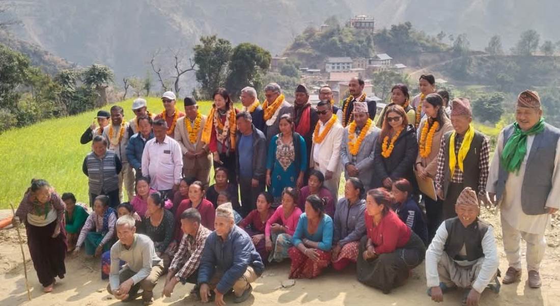 चेम्बर र युएनडीपीद्वारा काभ्रेस्थित बाढीपहिरो प्रभावित क्षेत्रको अनुगमन